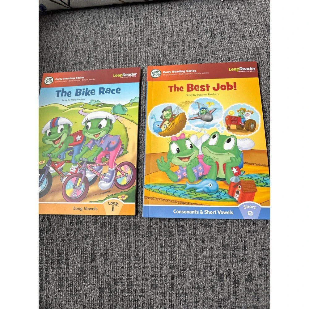 LeapFrog LeapReader Early Reading Series Phonics Book Set 10 Books Vowels Sight